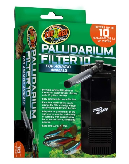 Zoo Med Paludarium 10 Internal Filter Black 1ea