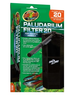 Zoo Med Paludarium 20 Internal Filter Black 1ea