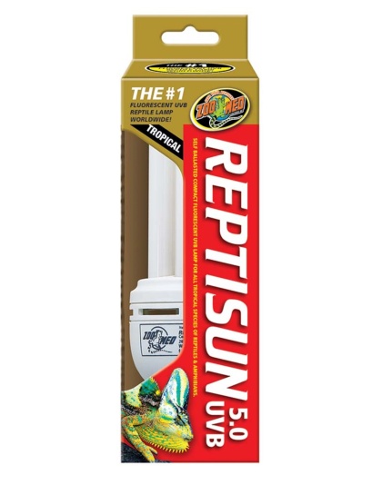 Zoo Med ReptiSun 5.0 UVB Tropical Compact Fluorescent Lamp Regular White 1ea/26 W