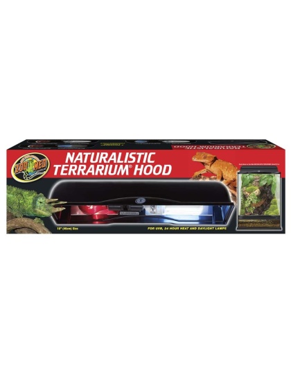 Zoo Med Naturalistic Terrarium Hood Black 1ea/18 in