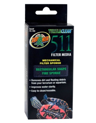 Zoo Med Rectangle Fine Sponge Replacement for 30 / 511 Turtle Filter 1ea