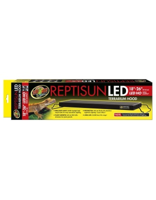 Zoo Med ReptiSun LED Terrarium Hood Black 1ea/18 In - 26 in