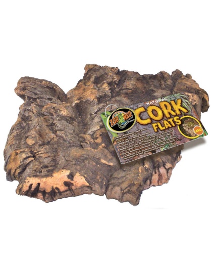 Zoo Med Natural Cork Flats Background Brown 1ea/MD