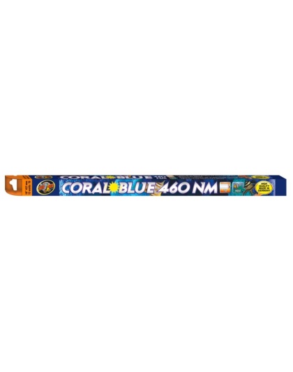 Zoo Med Coral Blue 460 NM T8 Lamp Blue 1ea/18 in
