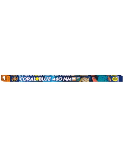 Zoo Med Coral Blue 460 NM T8 Lamp Blue 1ea/24 in