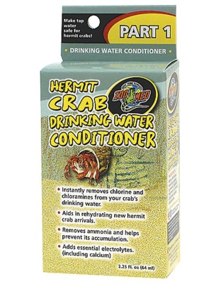 Zoo Med Hermit Crab Drinking Water Conditioner 1ea/2.25 fl oz