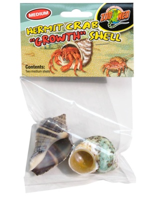 Zoo Med Hermit Crab Growth Shell Assorted 1ea/MD, 2 pk