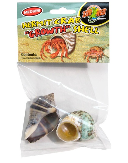 Zoo Med Hermit Crab Growth Shell Assorted 1ea/MD, 2 pk