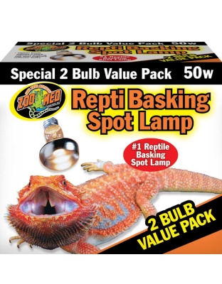 Zoo Med Repti Basking Spot Lamp 1ea/50 W, 2 pk