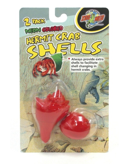 Zoo Med Hermit Crab Decorative Shell Neon Shell Assorted 1ea/2 pk