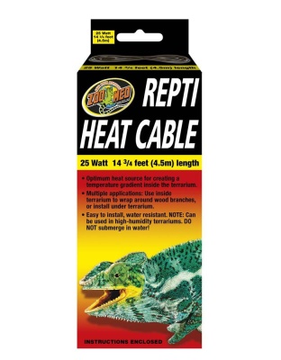 Zoo Med Repti Heat Cable 1ea/14.75 ft, 25 W