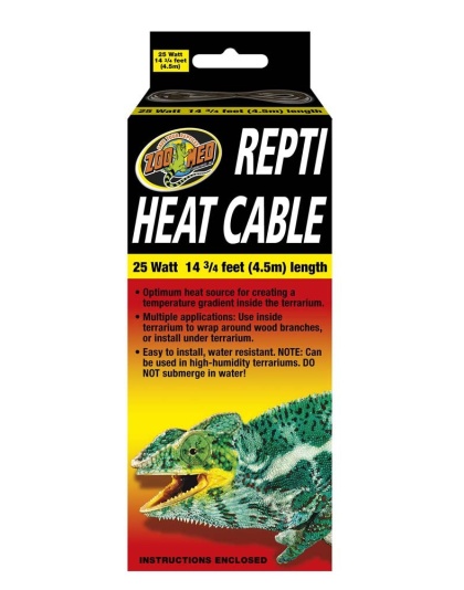 Zoo Med Repti Heat Cable 1ea/14.75 ft, 25 W