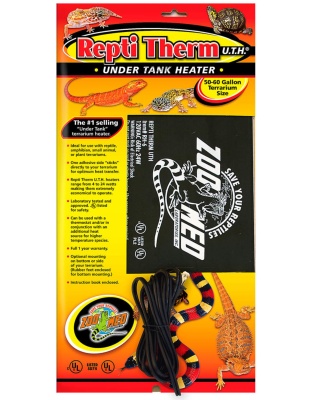 Zoo Med ReptiTherm Under Tank Heater (U.T.H) 24watt 1ea/8In X 18 in, LG