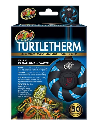 Zoo Med Turtletherm Automatic Preset Aquatic Turtle Heater 1ea/50 W