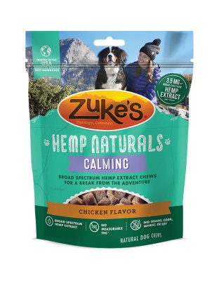 Zuke Dog Hemp Naturals Calm Grain Free Chicken 5oz.