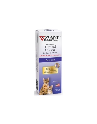 Zymox Enzymatic Topical Cream 0.5% Hydrocortisone for Cats & Kittens 1ea/1 oz